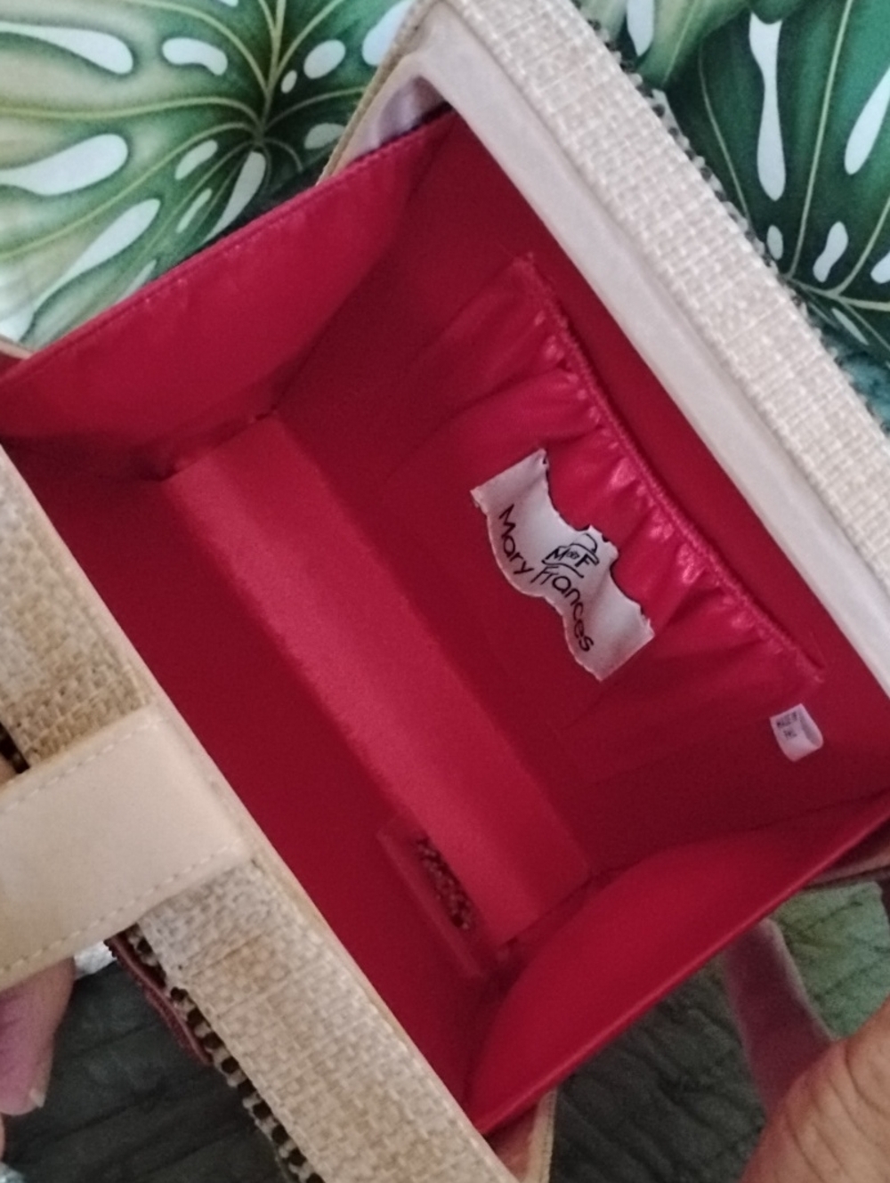 Mary Frances Straw Hummingbird Bag - Picture 5 of 6